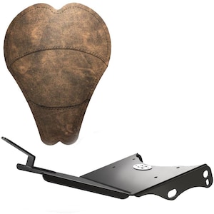 Honda Shadow VT1100c VT1100c2 VT1100c3 (Shaft) Leather Solo Seat Kit + 13” RUSTICO Seat