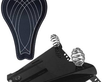 Yamaha V-Star Dragstar XVS1100 Leather Solo Seat Bobber Conversion Kit (16" BENDS)
