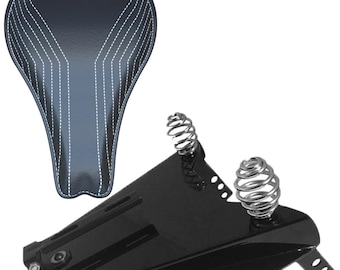 Yamaha V-Star Dragstar XVS1100 Leather Solo Seat Bobber Conversion Kit (16" LINES)