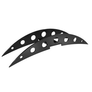 Multi-Fit Fender Accent HOLES (Raw Steel)