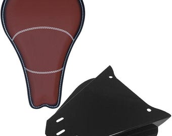 Yamaha V-Star Dragstar XVS650 Leather Solo Seat Kit (16" ANTIQUE)