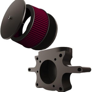 Suzuki Boulevard C50 (VL800) to Harley Super Sucker Intake Air Cleaner (Adapter + Super Sucker (STAGE 1) Intake Air Filter )