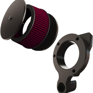 Honda Shadow VT750dc Spirit (Chain) to Harley Super Sucker Intake Air Cleaner (Adapter + Super Sucker (STAGE 1) Intake Air Filter )