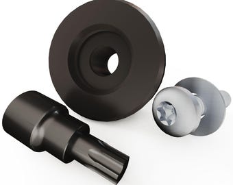 Toyota Tundra Gen1 2000-2006 Deck Lid Anti-Theft Security ( Stay Cable Lock + Key )