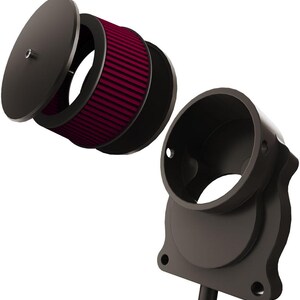 Kawasaki Vulcan VN1500 to Harley Super Sucker Intake Air Cleaner (Adapter + Super Sucker (STAGE 1) Intake Air Filter )