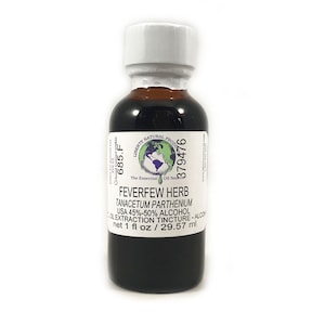 Feverfew Herbal Tincture (Tanacetum parthenium) + Free Shipping in USA