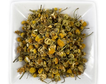 Egyptian Organic Chamomile Whole (Matricaria recutita) C/S Cut & Sifted Rough Cut Fresh - Free Shipping in USA