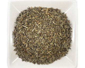 Organic Lemon Balm Leaf (Melissa officinalis) C/S Cut & Sifted Rough Cut Fresh - Free Shipping in USA