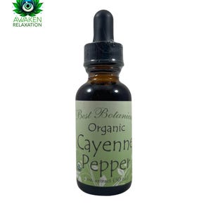 Organic Cayenne Pepper Extract Tincture