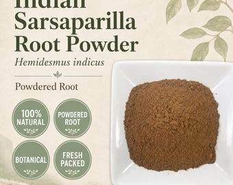 Indian Sarsaparilla Root Powder | Hemidesmus indicus | Botanical Ingredient | Wild Crafted