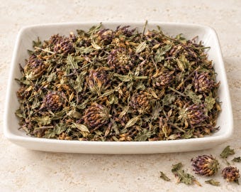 Red Clover Blossoms | Trifolium pratense | Whole Dried Flower Tops | Wild Crafted