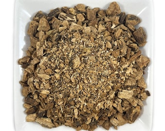 Gentian Root | Gentiana lutea | Cut & Sifted Herbal Botanical | Wild Crafted