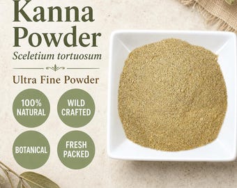 Poudre de kanna | Sceletium tortuosum | Poudre botanique ultra fine | Façon sauvage