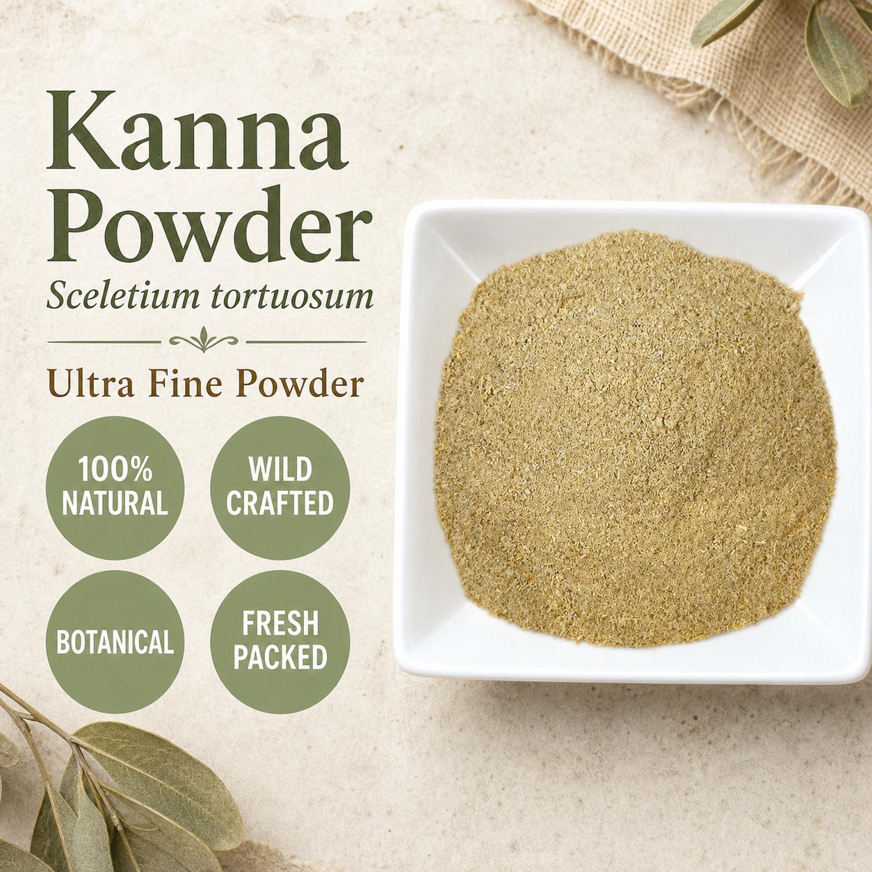 Kanna Powder | Sceletium Tortuosum | Ultra Fine Botanical Powder