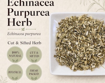 Echinacea Purpurea Herb | Cut & Sifted Botanical Ingredient | Wild Crafted