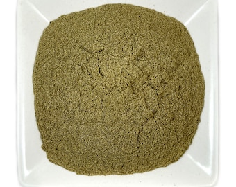 Polvo fino de hierba de matricaria silvestre (Tanacetum parthenium)