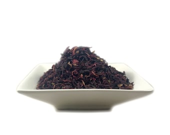 Organic Hibiscus Flowers C/S Cut & Sifted - teas, syrups, cosmetics - Fresh Batch - Free Shipping in USA