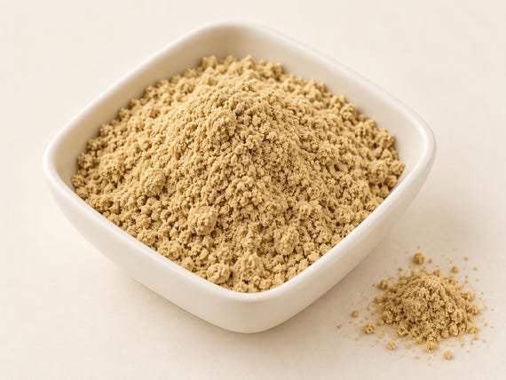 Ginger Root Powder | Zingiber officinale | Fine Ground Botanical Powder | Wild Crafted