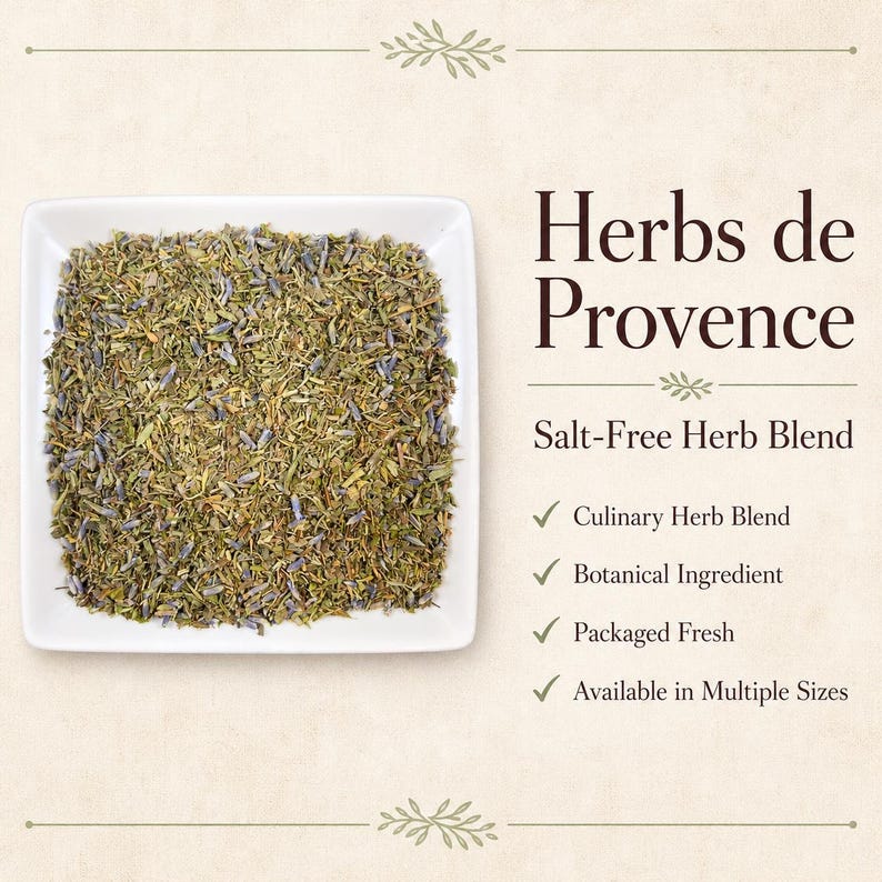 Erbe di Provenza / Senza sale / Miscela di erbe francesi / Condimento culinario fresco immagine 4