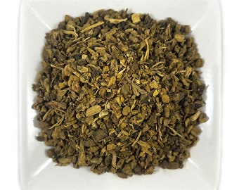 Organic Yellow Dock Root Bark C/S Cut & Sifted Fresh (Rumex crispus) - Free Shipping in USA