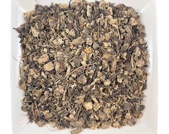 Raíz de cimicífuga negra orgánica: cortada y tamizada (Cimicifuga racemosa)