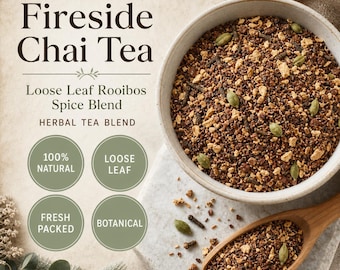 Fireside Chai Tea | Rooibos & Warming Spices | Caffeine Free Blend