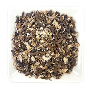 タンポポの根 カット ふるいにかけた C/S オーガニック (Taraxacum officinale) ラフカット - 米国内送料無料