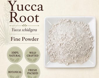 Wild Crafted Yucca schidigera Root Powder | Fine Ground Botanical Ingredient
