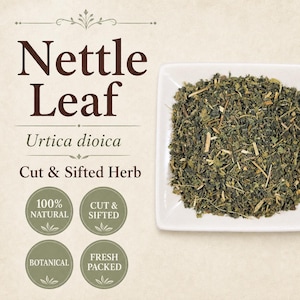Nettle Leaf | Urtica dioica | Cut & Sifted | Herbal Tea Ingredient | Wild Crafted