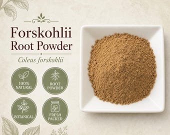 Forskohlii Root Powder | Coleus forskohlii | Botanical Ingredient | Wild Crafted