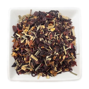 Organic Hibiscus Heaven Tea Blend: Tropical Fruit Flavored Tea