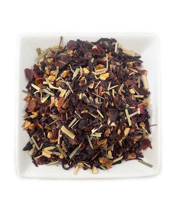 Organic Hibiscus Heaven Tea Blend: Tropical Fruit Flavored Tea