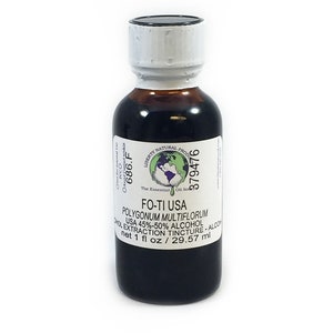 Fo-Ti Root Herbal Tincture (Fallopia Multiflora) - 1oz