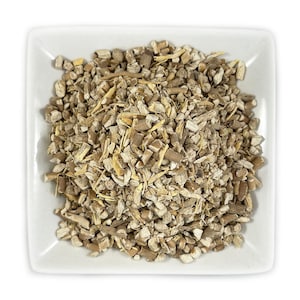 Biologische ashwagandha (Indiase ginseng) gesneden en gezeefd, vers gesneden, verse batch - gratis verzending in de VS