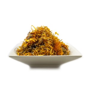 Egyptian Organic Calendula (Marigold) WHOLE FLOWERS ( Calendula officinalis) C/S Cut & Sifted Fresh Batch - Free Shipping in USA