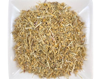 Organic Yarrow HERB (Leaves, Stems and Flowers) (Achillea millefolium) Cut & Sifted Herbal Fresh - Free Shipping in USA