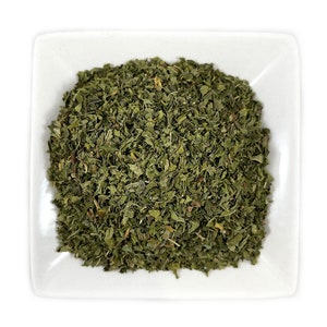 オーガニック スペアミント リーフ (Mentha spicata) C/S カット & ふるい分け ラフカット 超新鮮 - 米国内送料無料