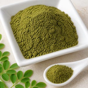 Polvo de hojas de moringa / Moringa oleifera / Ingrediente botánico / Recolectado en la naturaleza imagen 5