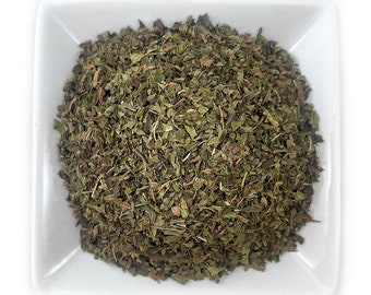 Organic Peppermint Leaf (Mentha piperita) C/S Cut & Sifted Rough Cut Fresh Batch - Free Shipping in USA