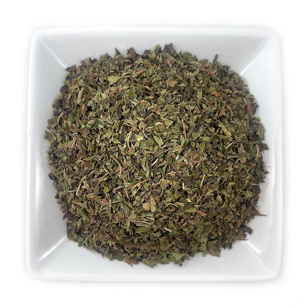 Organic Peppermint Leaf (Mentha piperita) C/S Cut & Sifted Rough Cut Fresh Batch - Free Shipping in USA