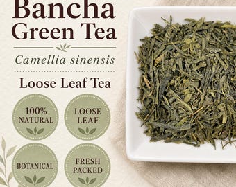 Bancha Green Tea | Japanese Loose Leaf | Smooth Mild Flavor