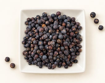 Whole Juniper Berries | Juniperus Communis | Dried Herbal Tea and Culinary Spice | Wild Crafted