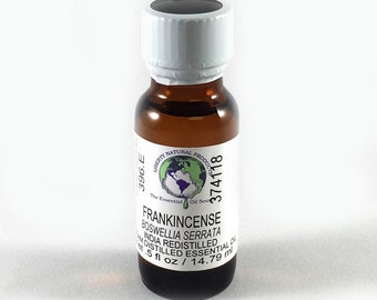 Indian Frankincense (Boswellia Seratta) 1/2 oz Steam Distilled Essential Oil - Free Shipping in USA