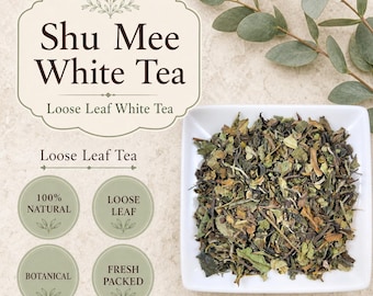 Shu Mee White Tea | Loose Leaf, Smooth Mellow Flavor, Freshly Imported