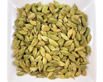 Organic Cardamom Pods Green (Elettaria cardamomum) - Fresh Batch - Free Shipping in USA