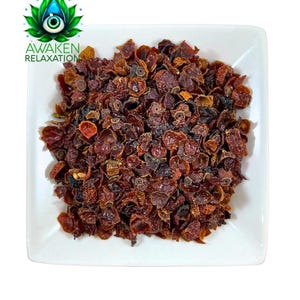 Organic Rose Hips Seedless (Rosa canina) Cut & Sifted - Fresh Batch