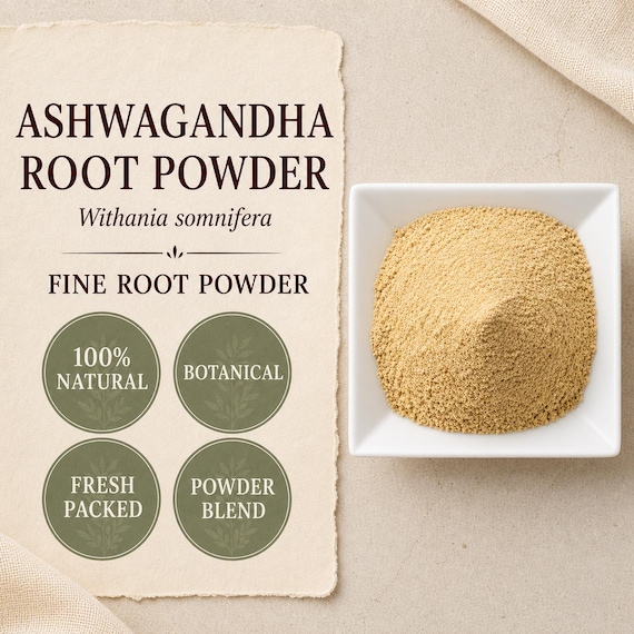 Ashwagandha Root Powder | Withania somnifera | Botanical Ingredient | Wild Crafted