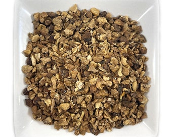 Organic Elecampane Root: Fresh Cut & Sifted (Inula helenium)