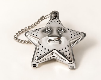 Star Shaped Tea Strainer | Stainless Steel Mesh Infuser | Loose Leaf Tea