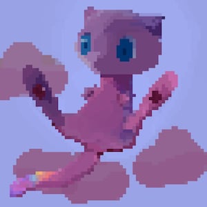 Rainbow Pixel Mew